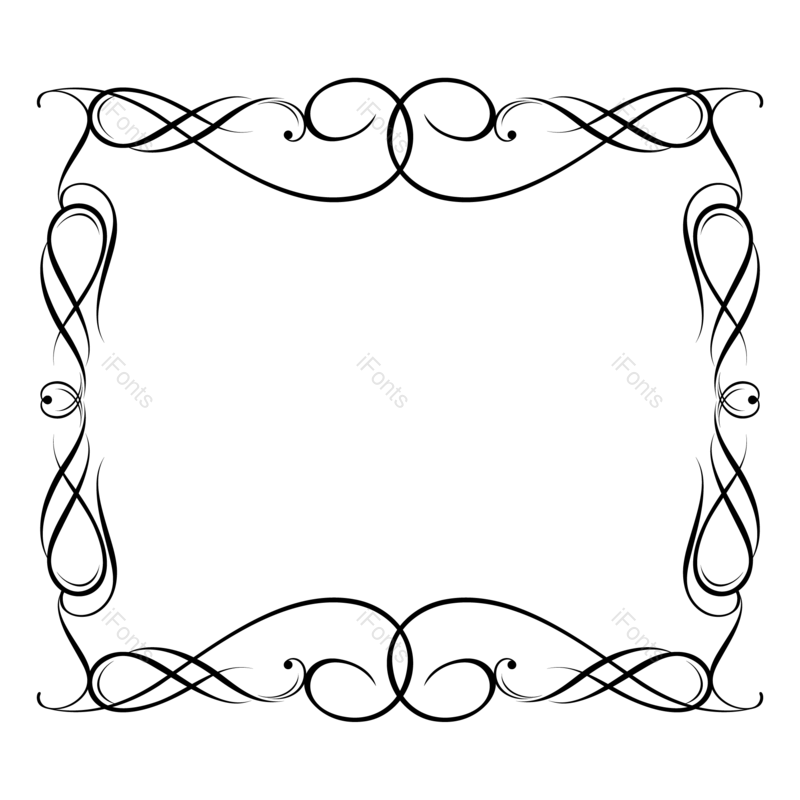 边框图片,复古元素,欧式PNG,花纹免抠素材